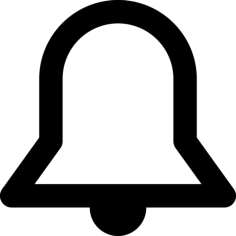 Bell Outline Outline Drawing Svg Vector, Free Vectors File